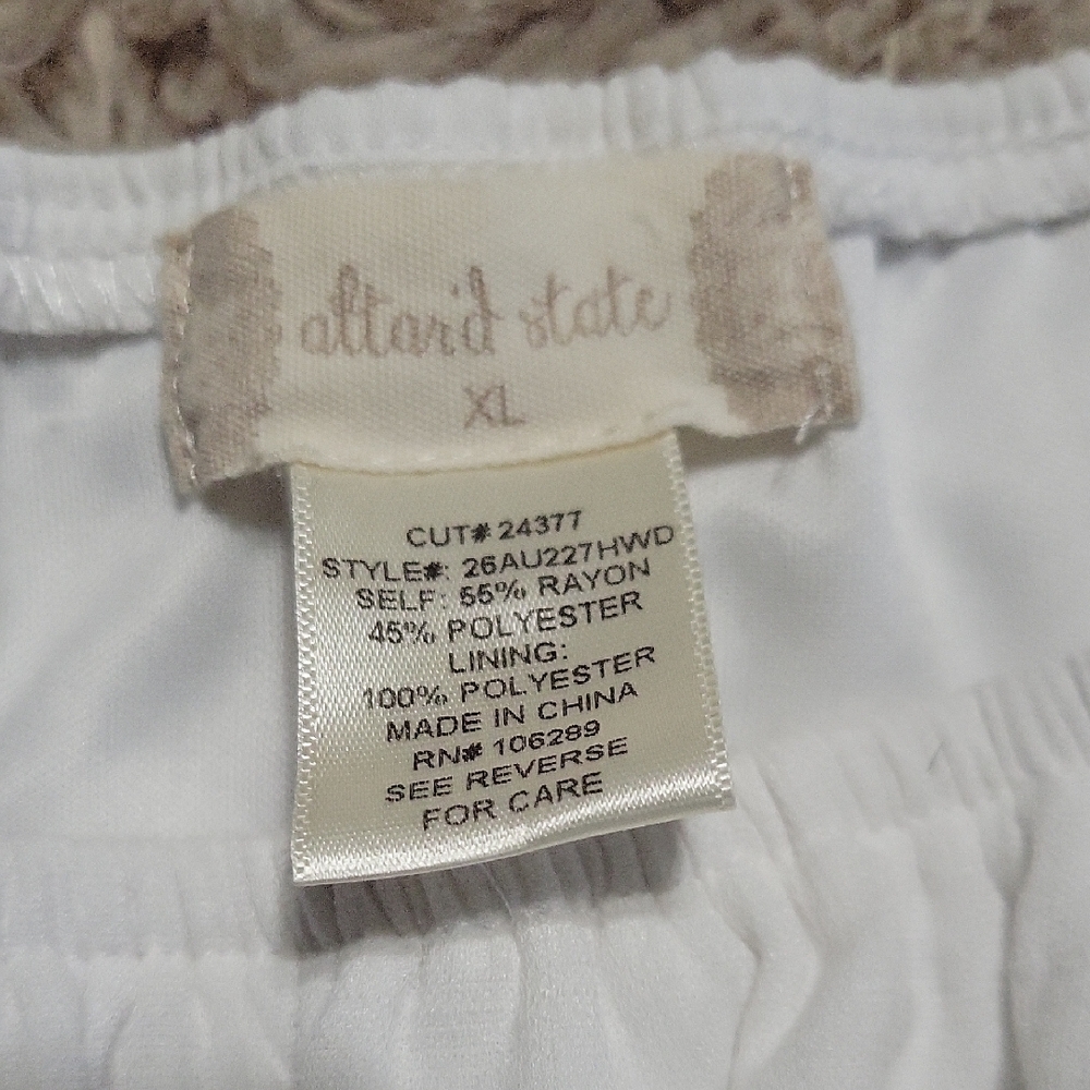 Altard State White Ruffled Romper - Picture 2 of 7